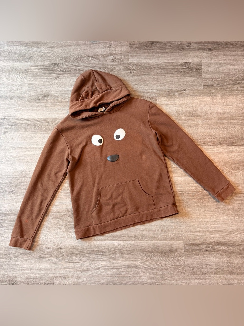 Pets @ Work brown dog hoodie